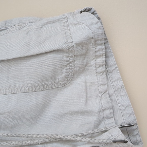 Small Linen Blend Cynthia Rowley Short Pull-On Stretchy Waist Drawstring - Picture 7 of 14